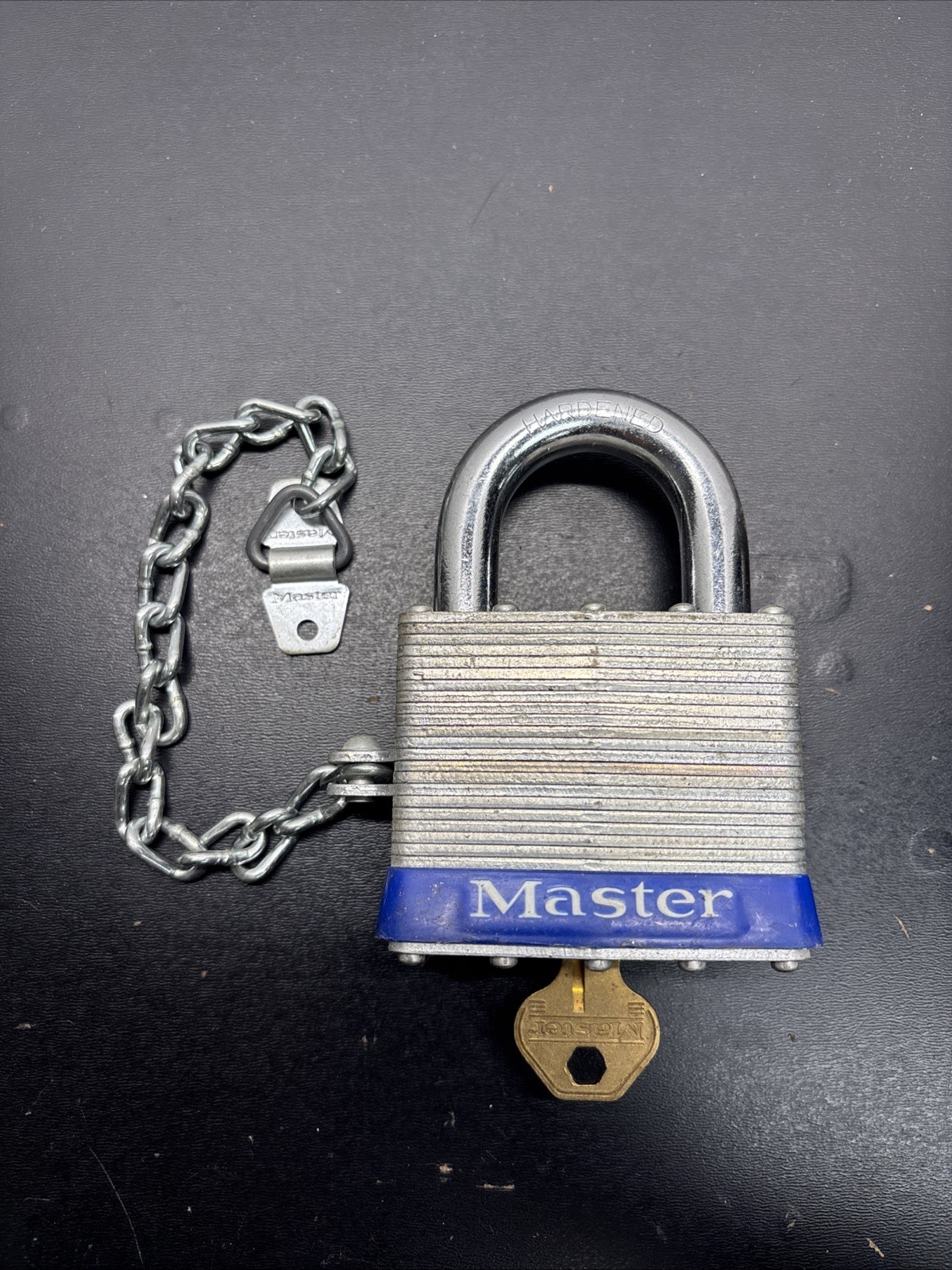 Master Lock No. 19 Padlock w/ Key Vintage Made In USA