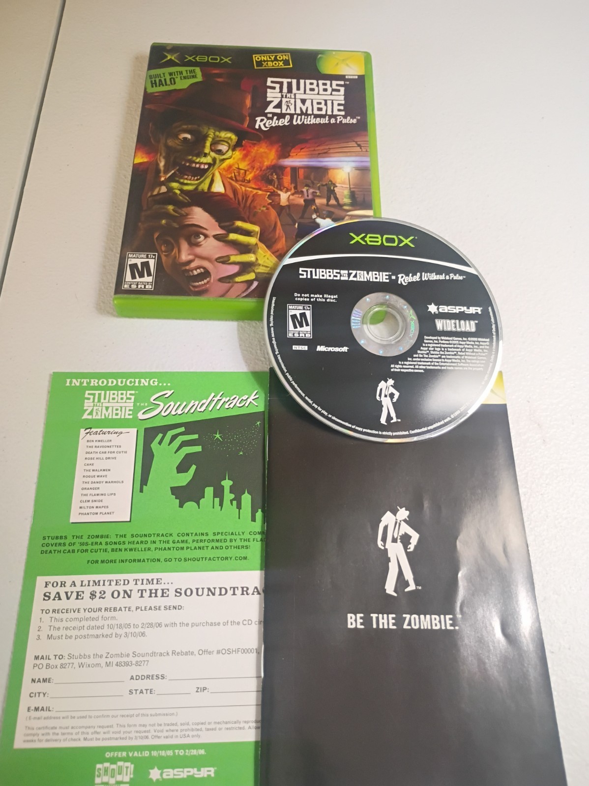 Stubbs the Zombie in Rebel Without a Pulse (Microsoft Xbox, 2005) - CIB Complete