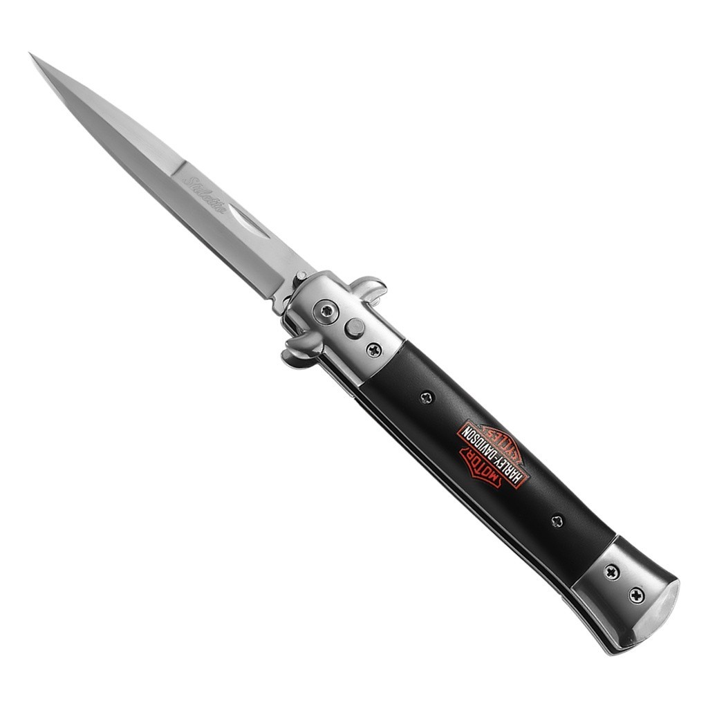 Harley DAVIDSON Heritage  Knife - Black Marbl