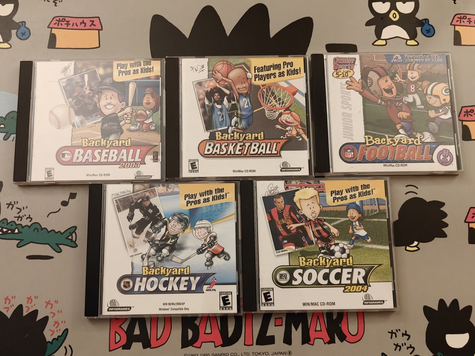 Backyard Baseball Sports Lot PC Infogrames Video Games Humongous Entertainment