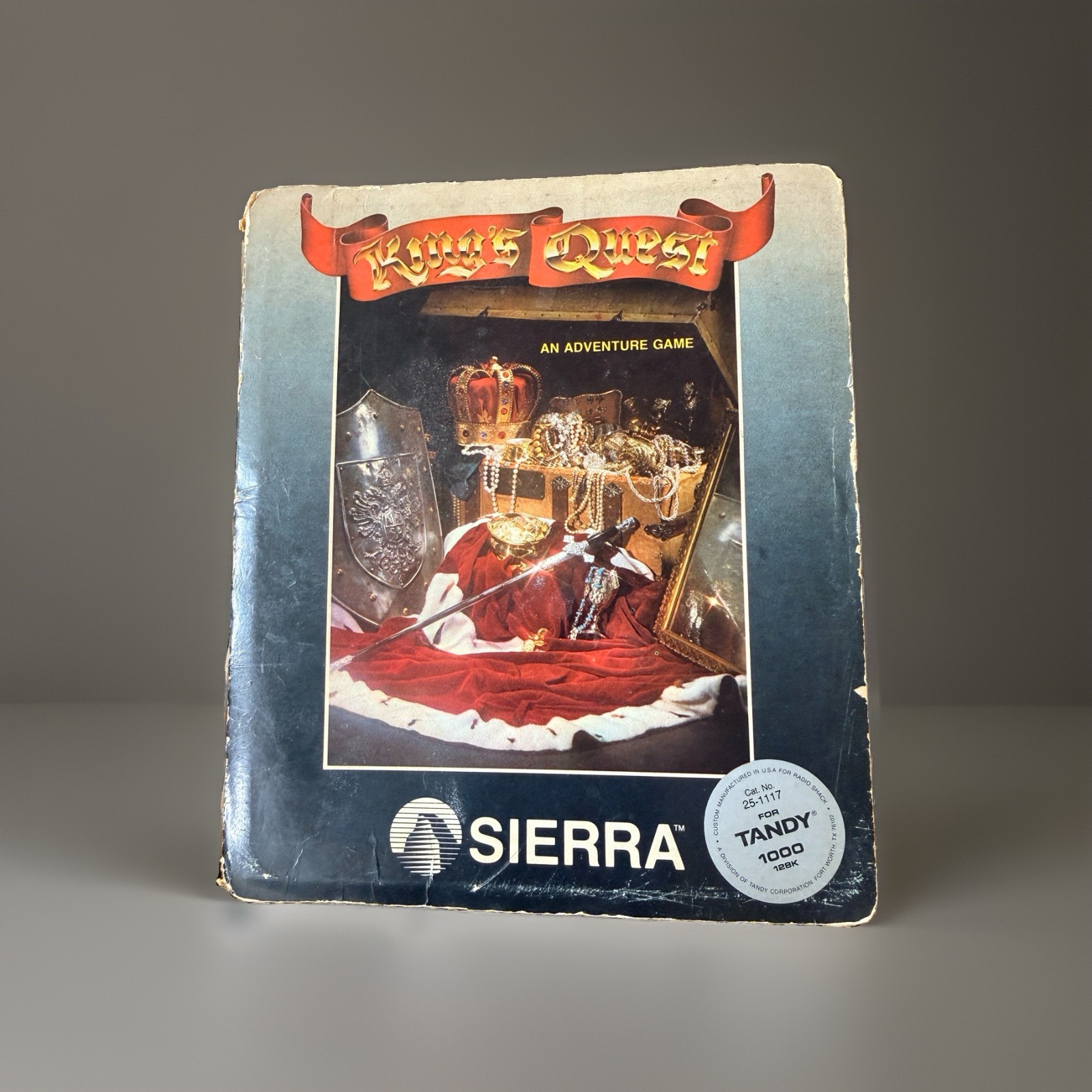 RARE 1984 King’s Quest Tandy 1000 Clamshell CIB 5.25” Disk Cat. 25-1117 Sierra