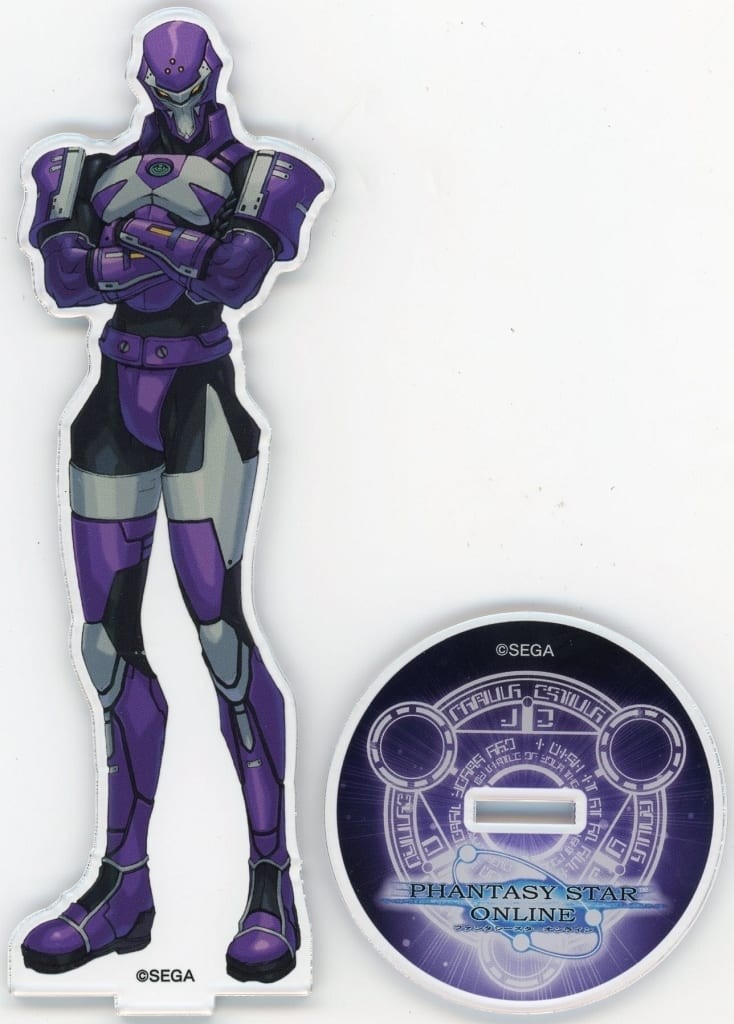 Hucast PSO Acrylic Stand Phantasy Star Online 25th Anniversary Japan