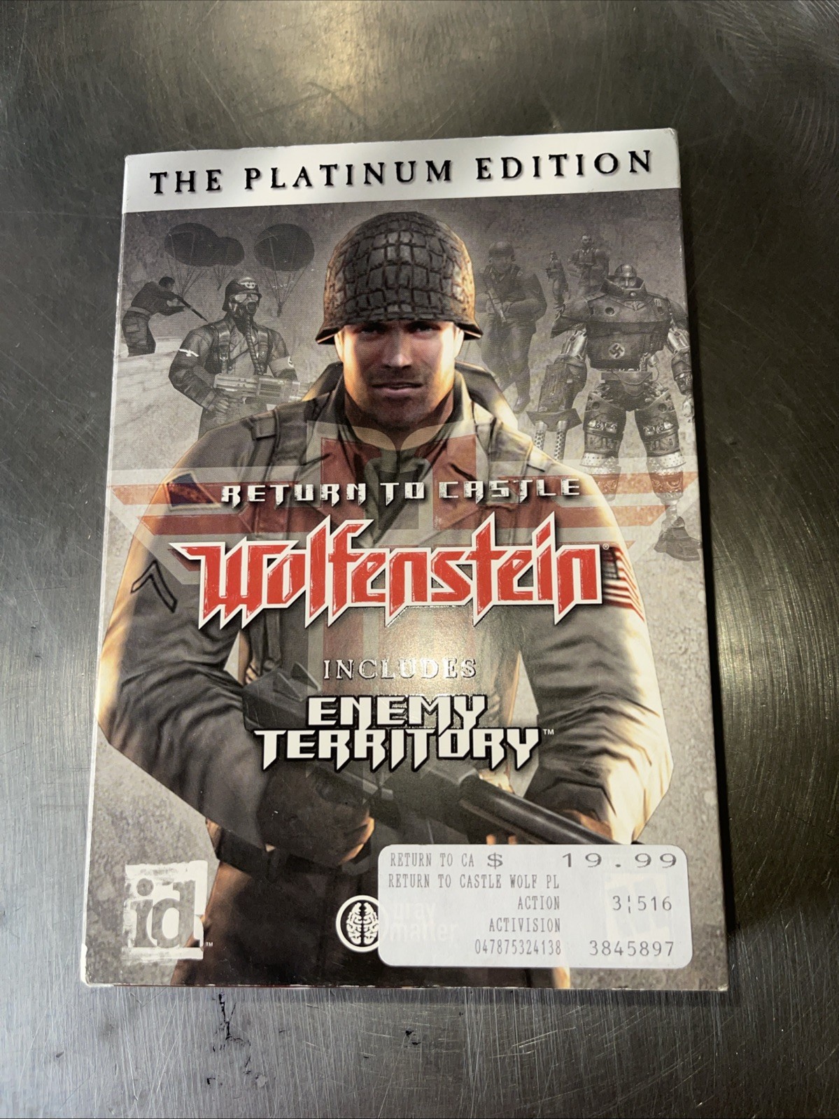 Return to Castle Wolfenstein Platinum Edition + Enemy Territory PC 2003 SEALED