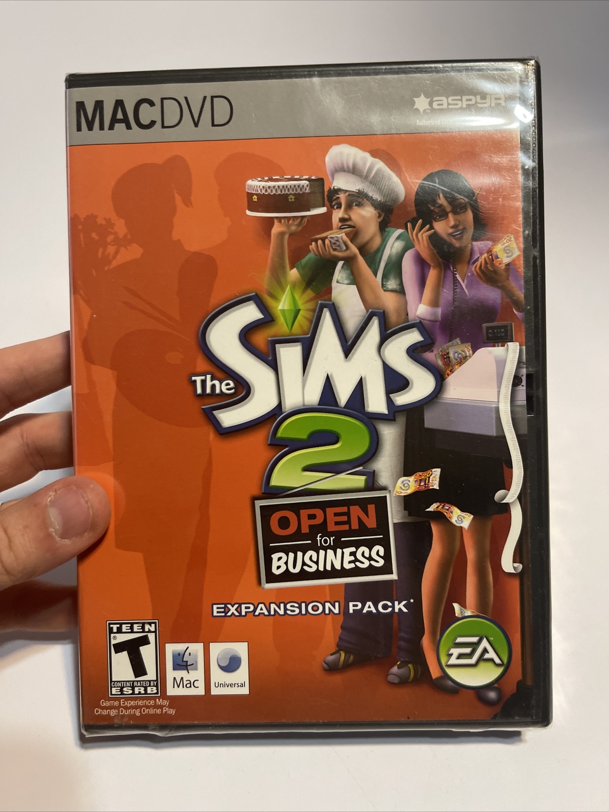 The Sims 2 Open for Business Expansion Pack Mac CA NEW SEALED Mint