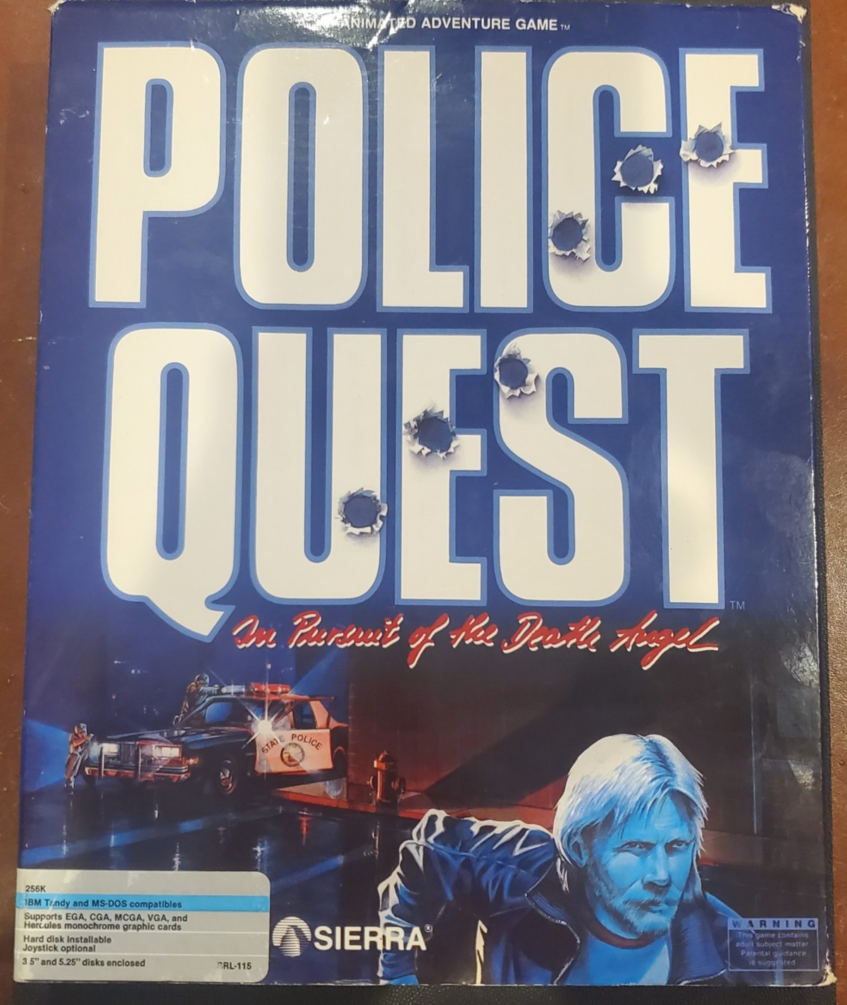 Police Quest Sierra Complete 5.25 Game DOS IBM - 
