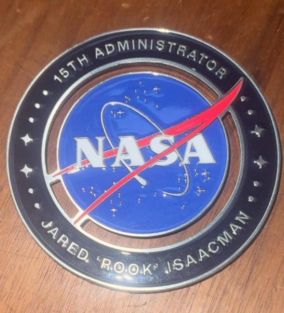 Jared Isaacman NASA Administrator Official Challenge Coin