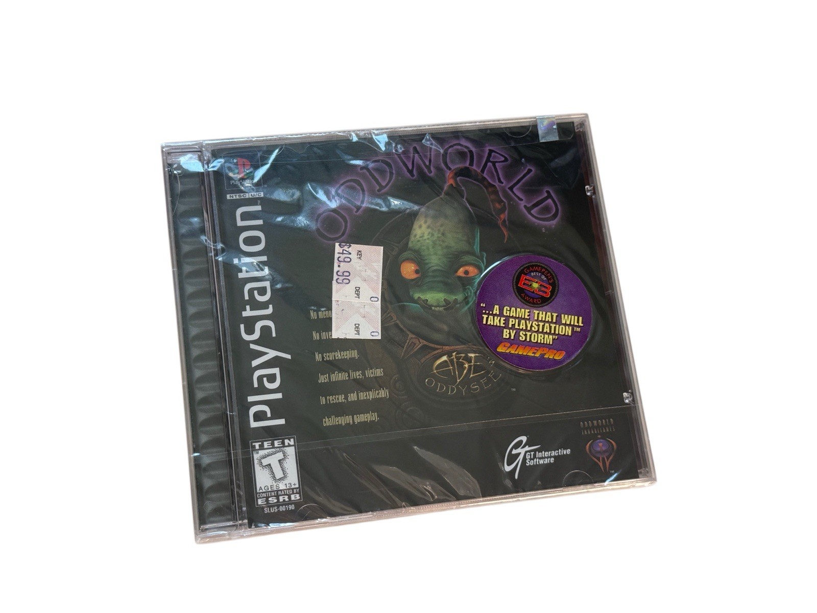 Oddworld: Abe's Oddysee (Sony PlayStation 1, 1997) New Factory Sealed