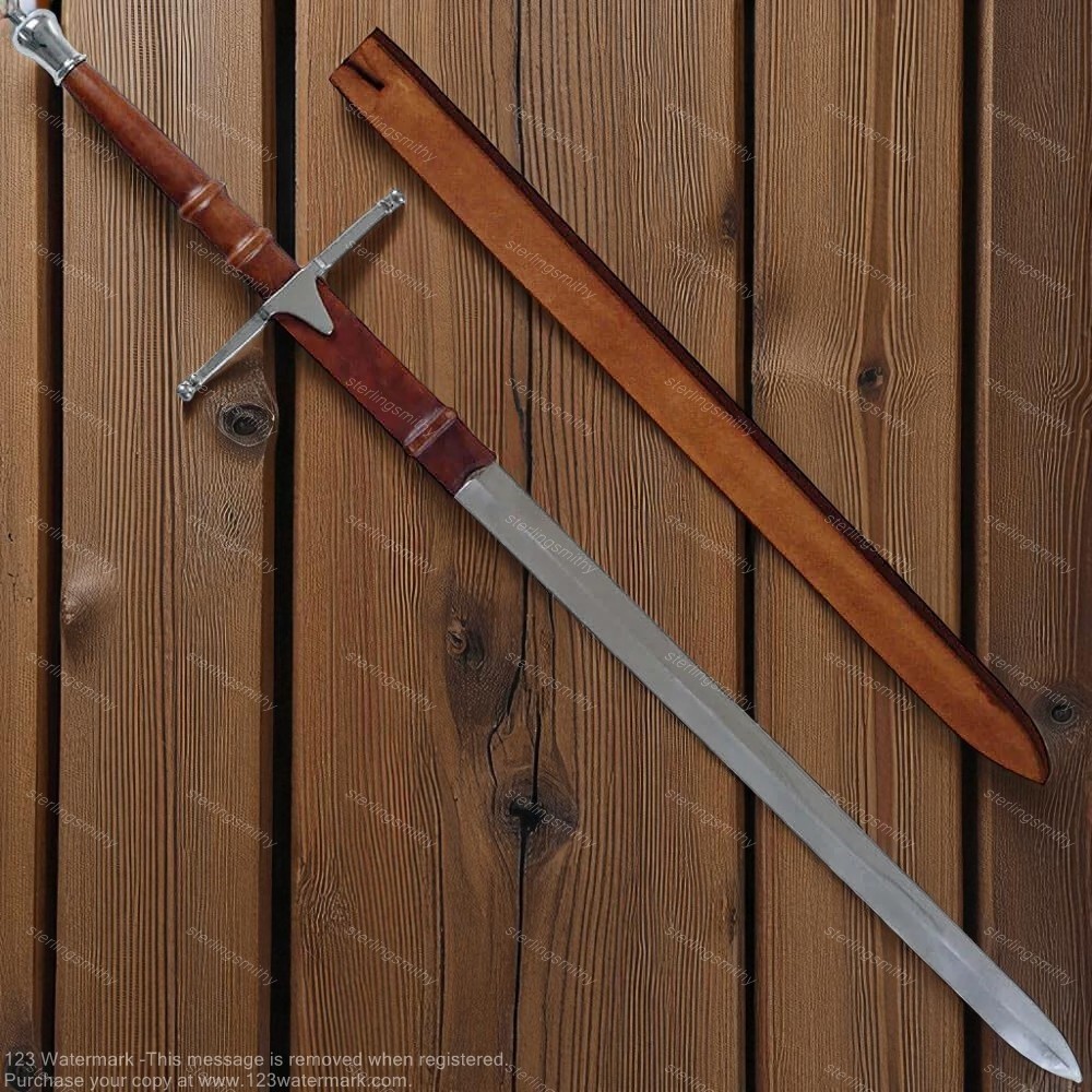 Medieval Braveheart Sword William Wallace Claymore Heroic Gift For Enthusiasts