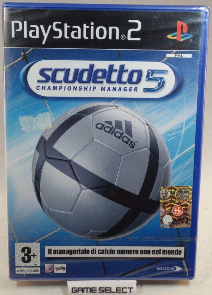 Shield 5 CHAMPIONSHIP Manager football sony ps2 pal - New Sealed