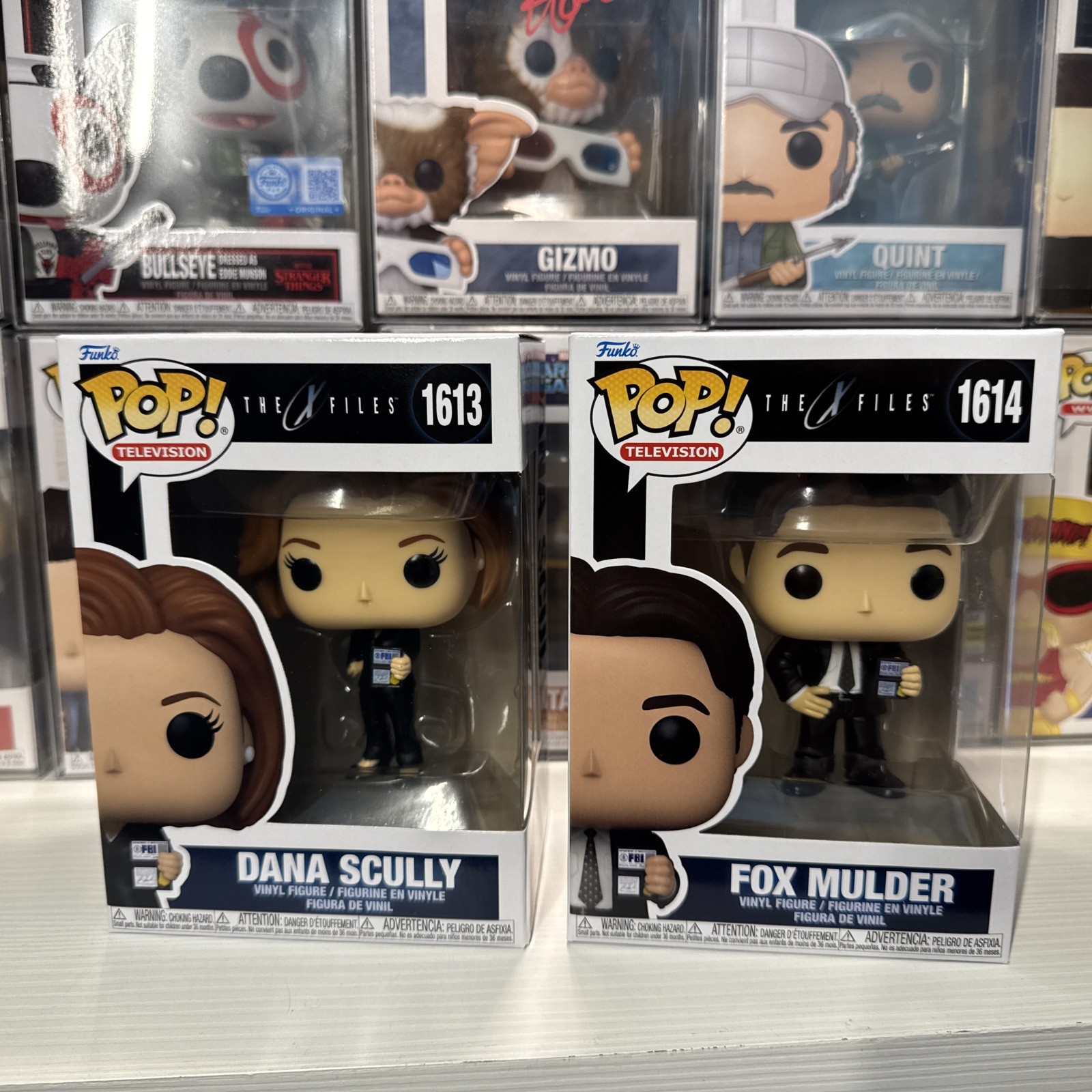 The X-Files Dana Scully # 1613 / Fox Mulder # 1614 Funko Pop TV x 2