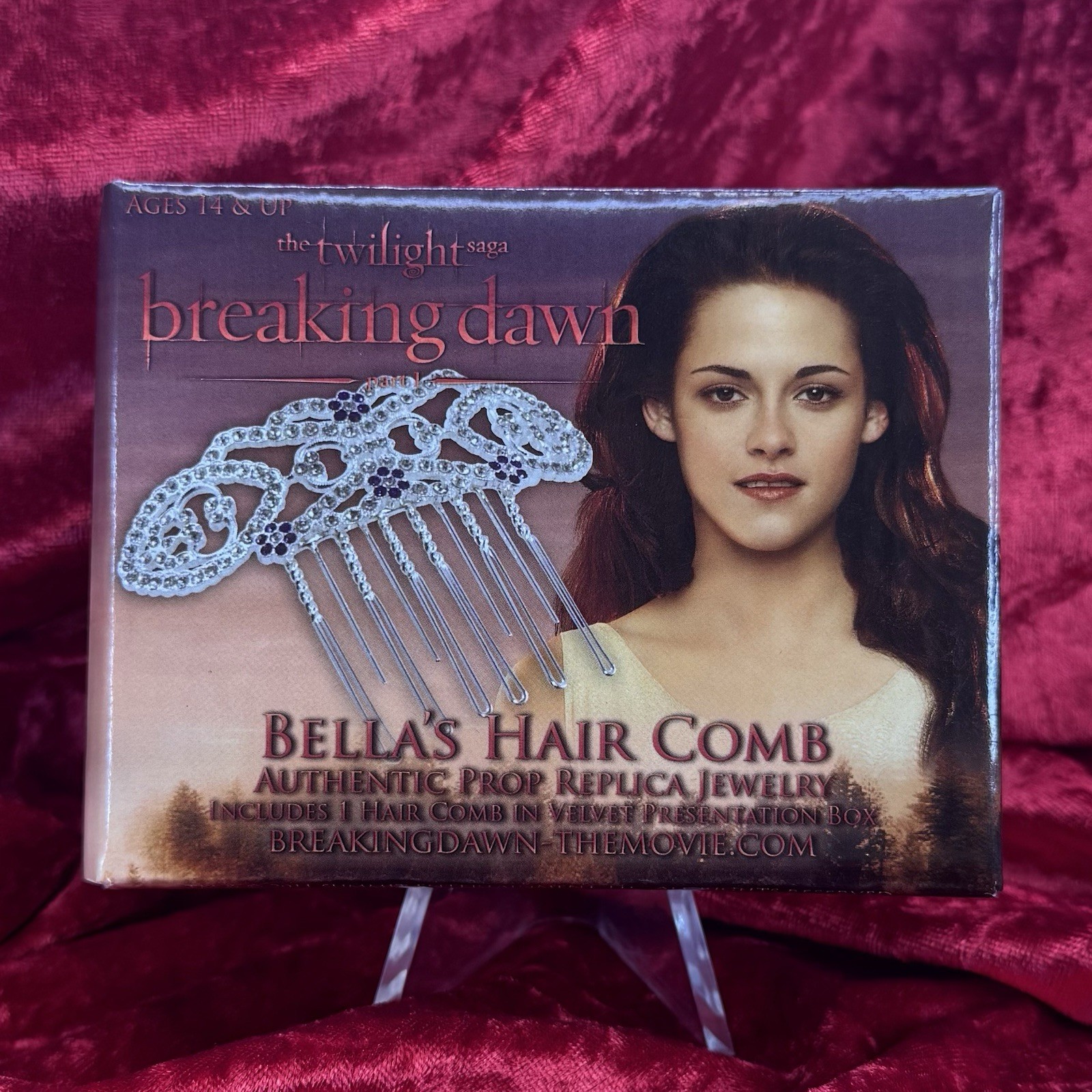 *BOX ONLY* Twilight Breaking Dawn Bella's Hair Comb Authentic Prop Replica