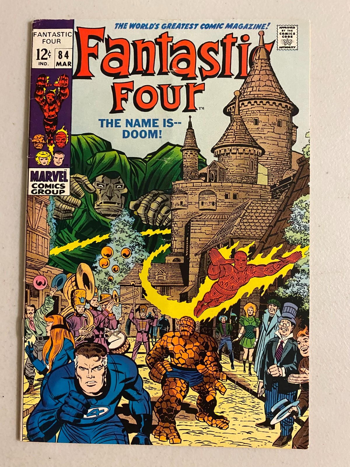 Fantastic Four #84 Marvel 1st Series (5.0 VG/FN) Dr. Doom appearance (1969)