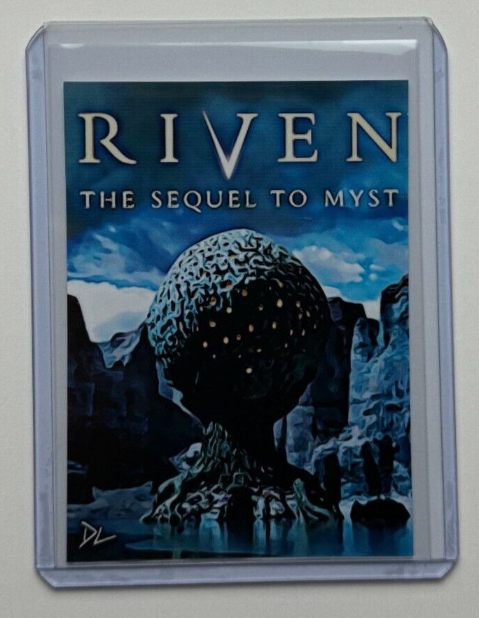 Riven Limited Edition Artist Signed “The Sequel To Myst” Trading Card 4/10