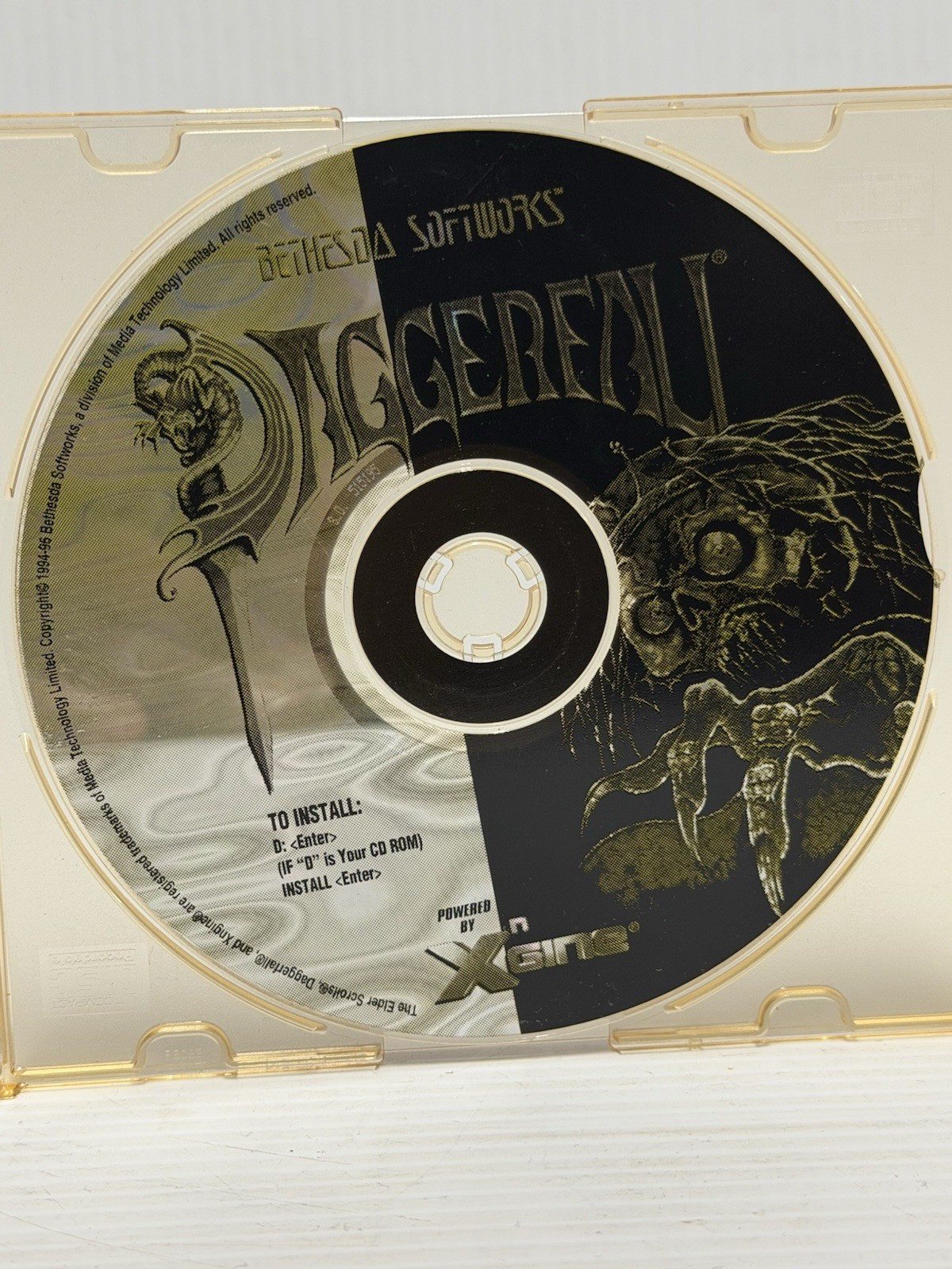 Elder Scrolls Daggerfall PC DOS Win 1996 Xngine Bethesda Softworks CD Rom