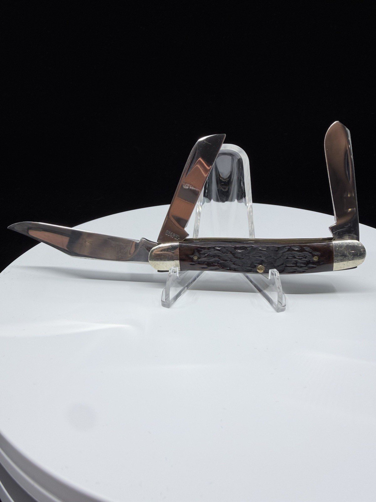 Vintage 1983 Case XX 6347HP SSP Razors Edge 7 Dot 3 Blade 