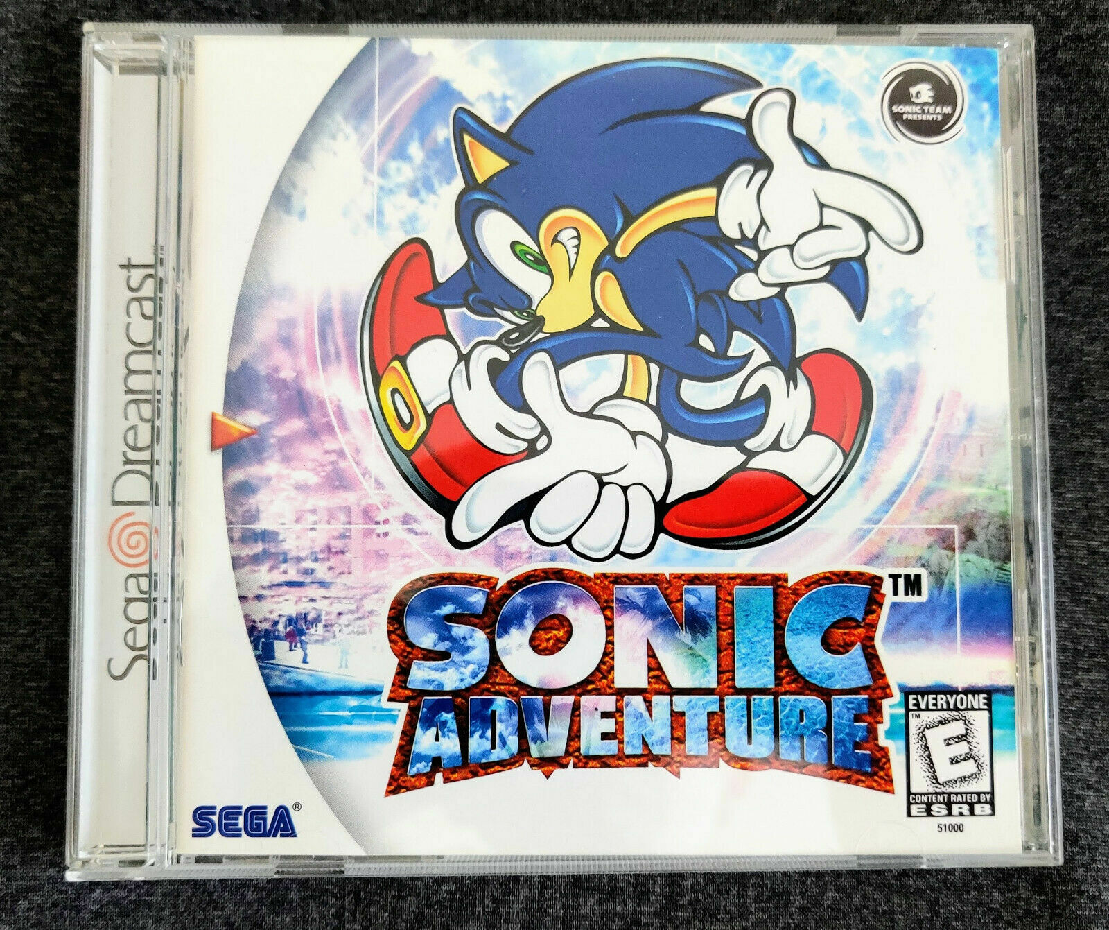 Sonic Adventure (SEGA Dreamcast) the Hedgehog COMPLETE PRISTINE CONDITION MINT
