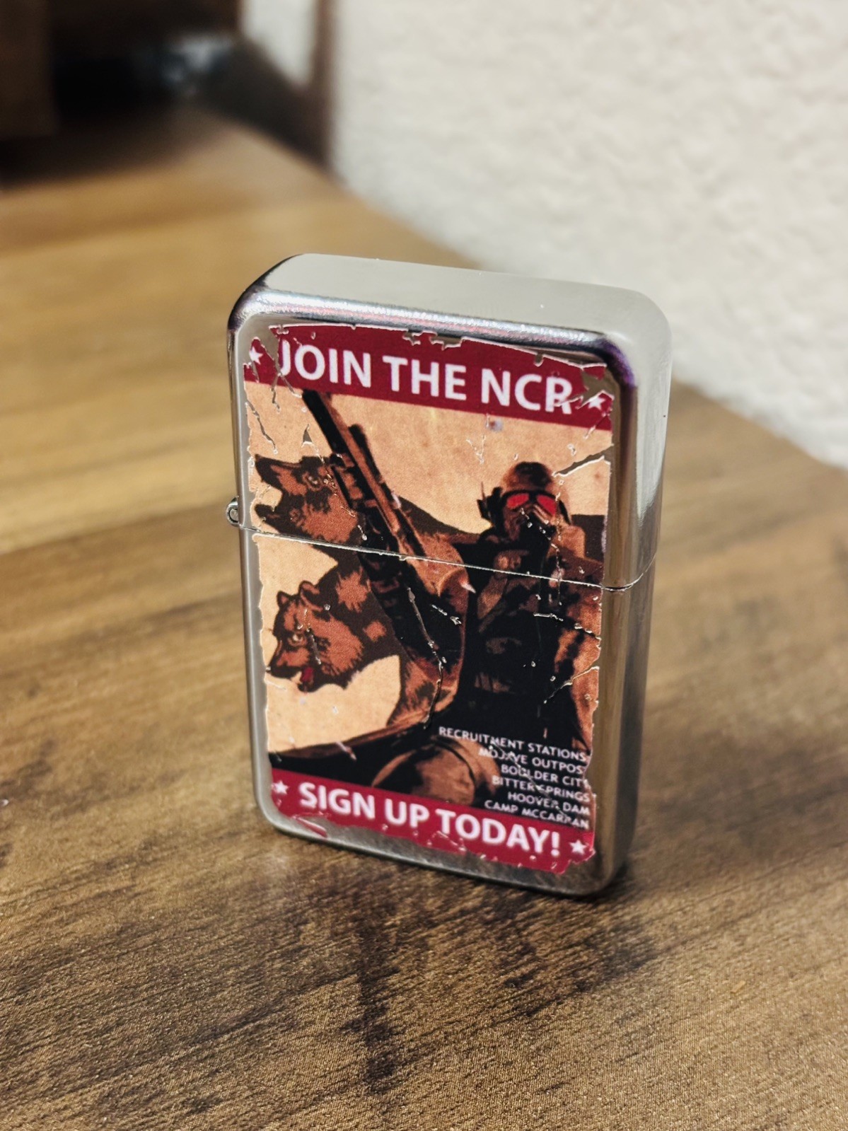 Fallout New Vegas NCR Zippo lighter