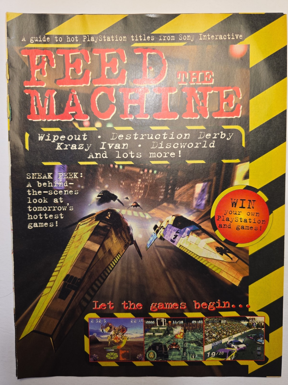 RARE 1995 Official PlayStation Launch Booklet 