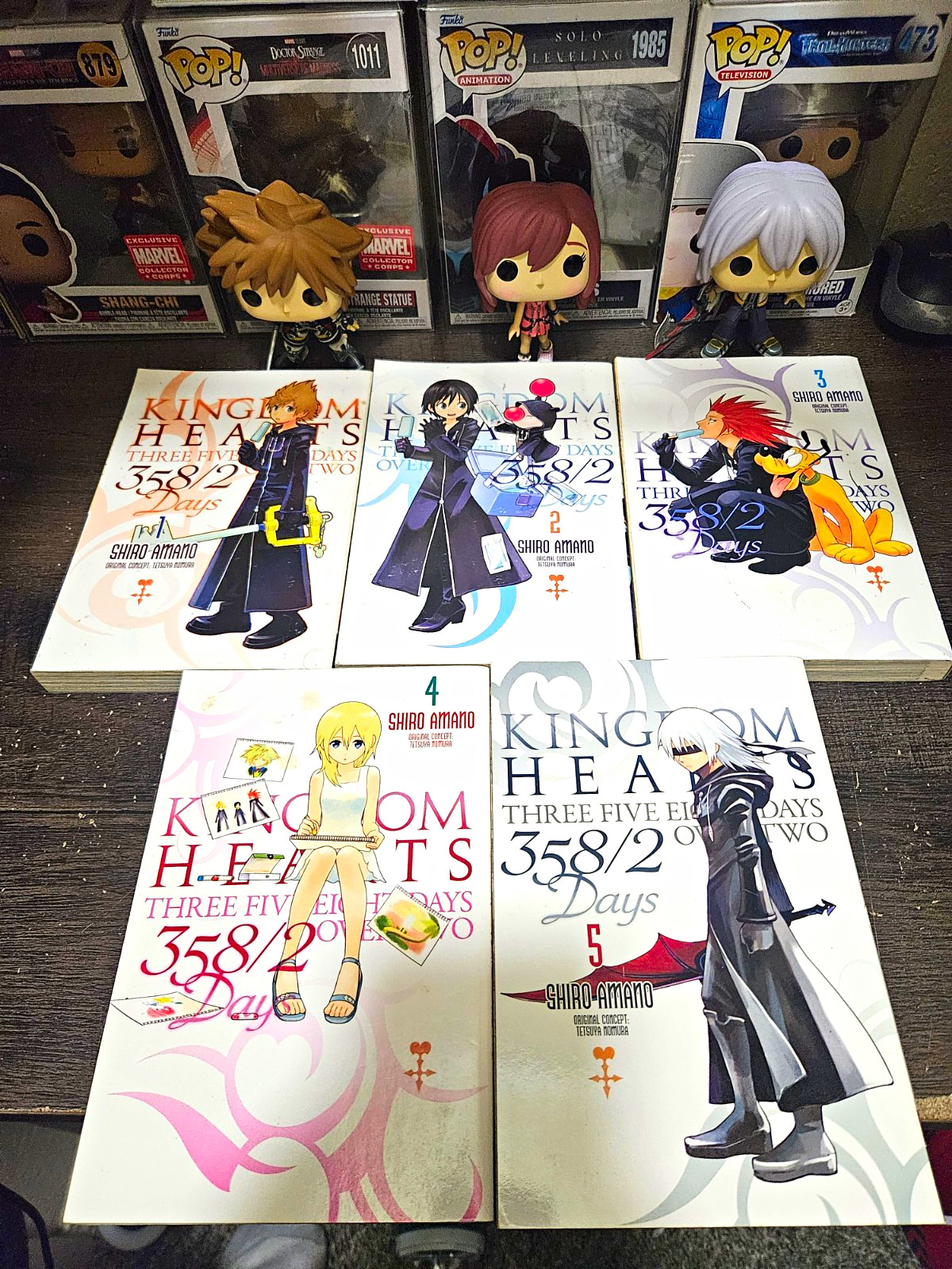  Kingdom Hearts 358/2 Days English Manga complete set Volumes 1-5, yen press