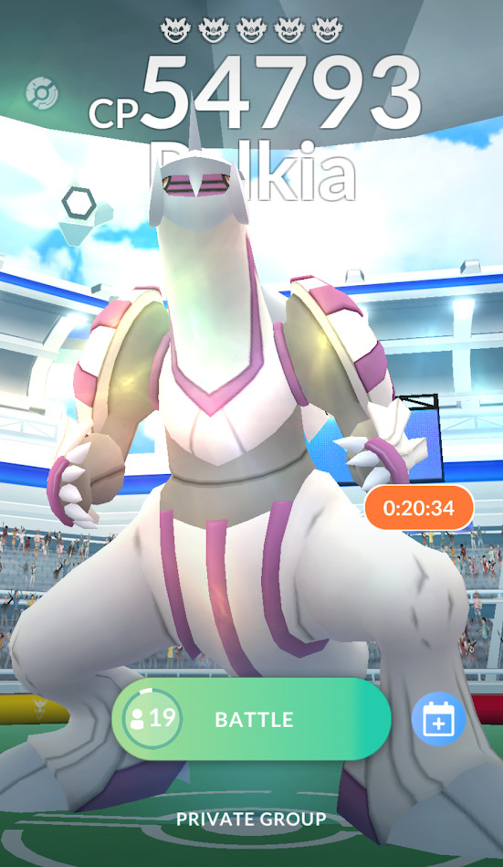 ⚔️ 5x Palkia Remote Raid Invites – Pokémon GO | Quick Delivery ⚡