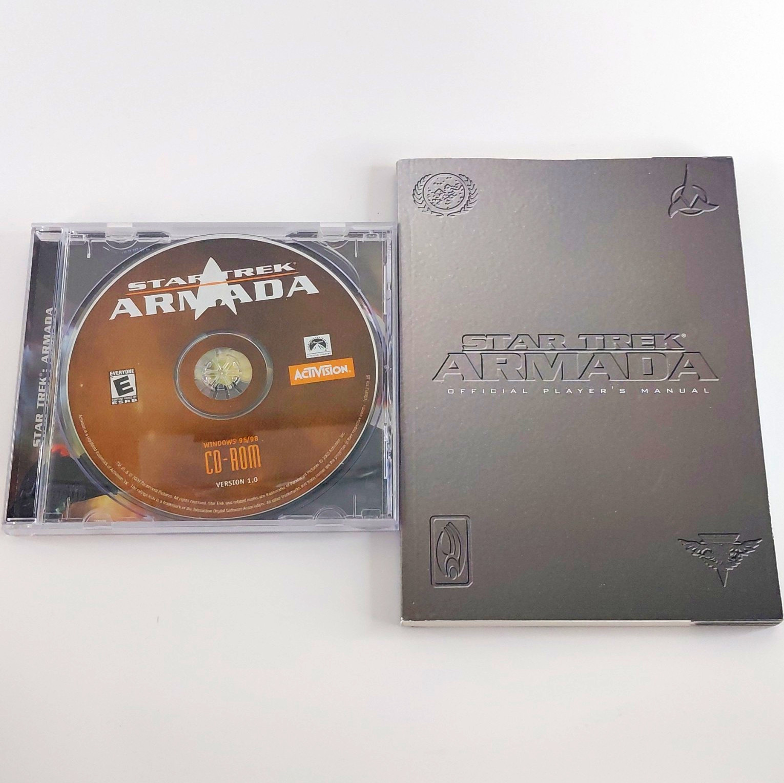 Star Trek: Armada PC CD-ROM Strategy Game 2000 Activision w/ Manual