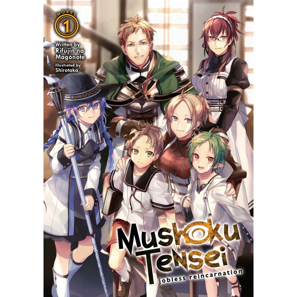 Mushoku Tensei: Jobless Reincarnation Light Novel Volume 1-26 English Version