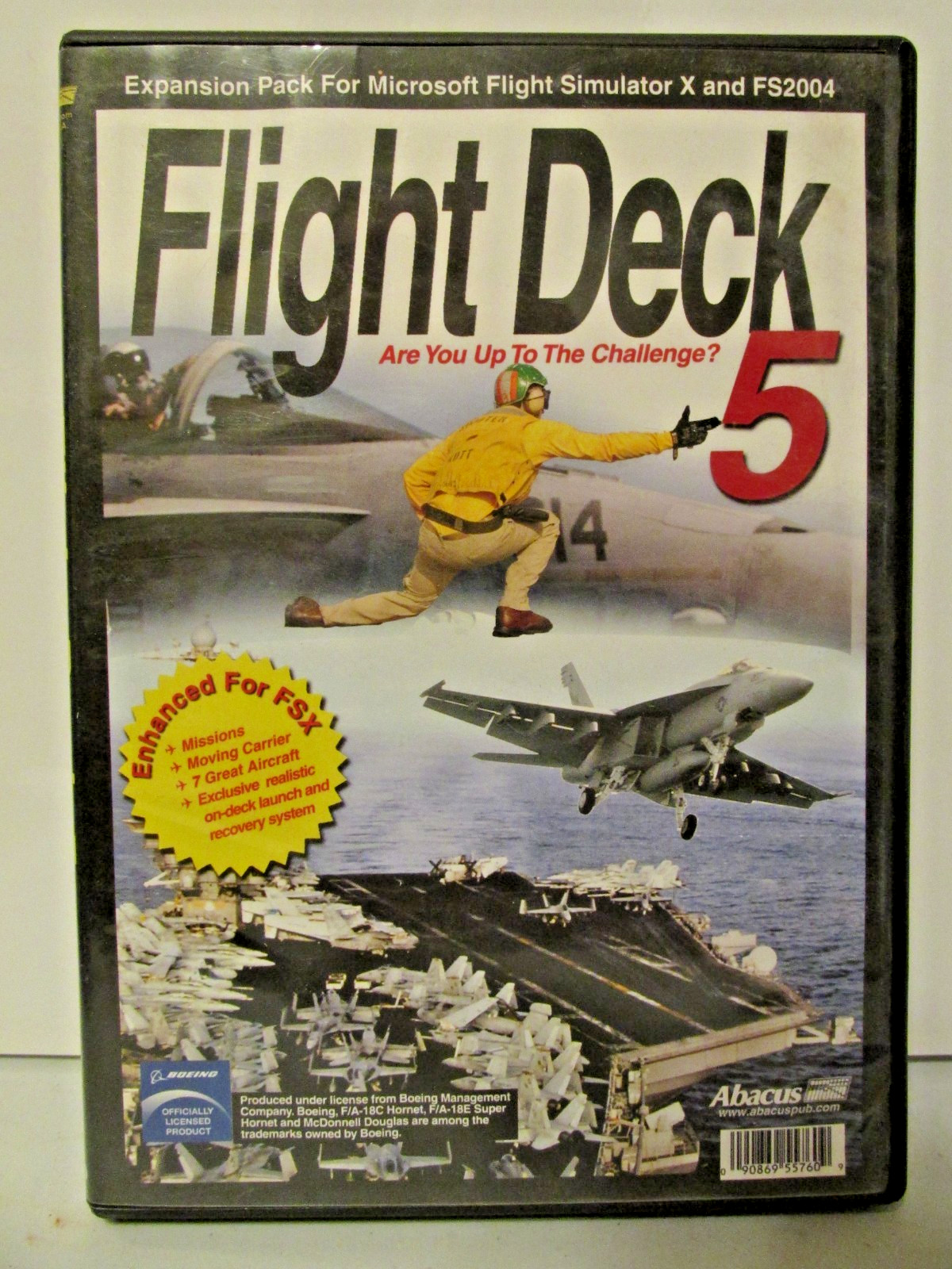 Flight Deck 5 Expansion Pack Flight Simulator X FS2004 PC Abacus Boeing