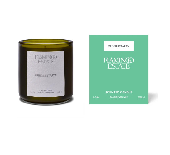 Flamingo Estate - Prinsesstarta Candle - 8oz,NEW-50 hours
