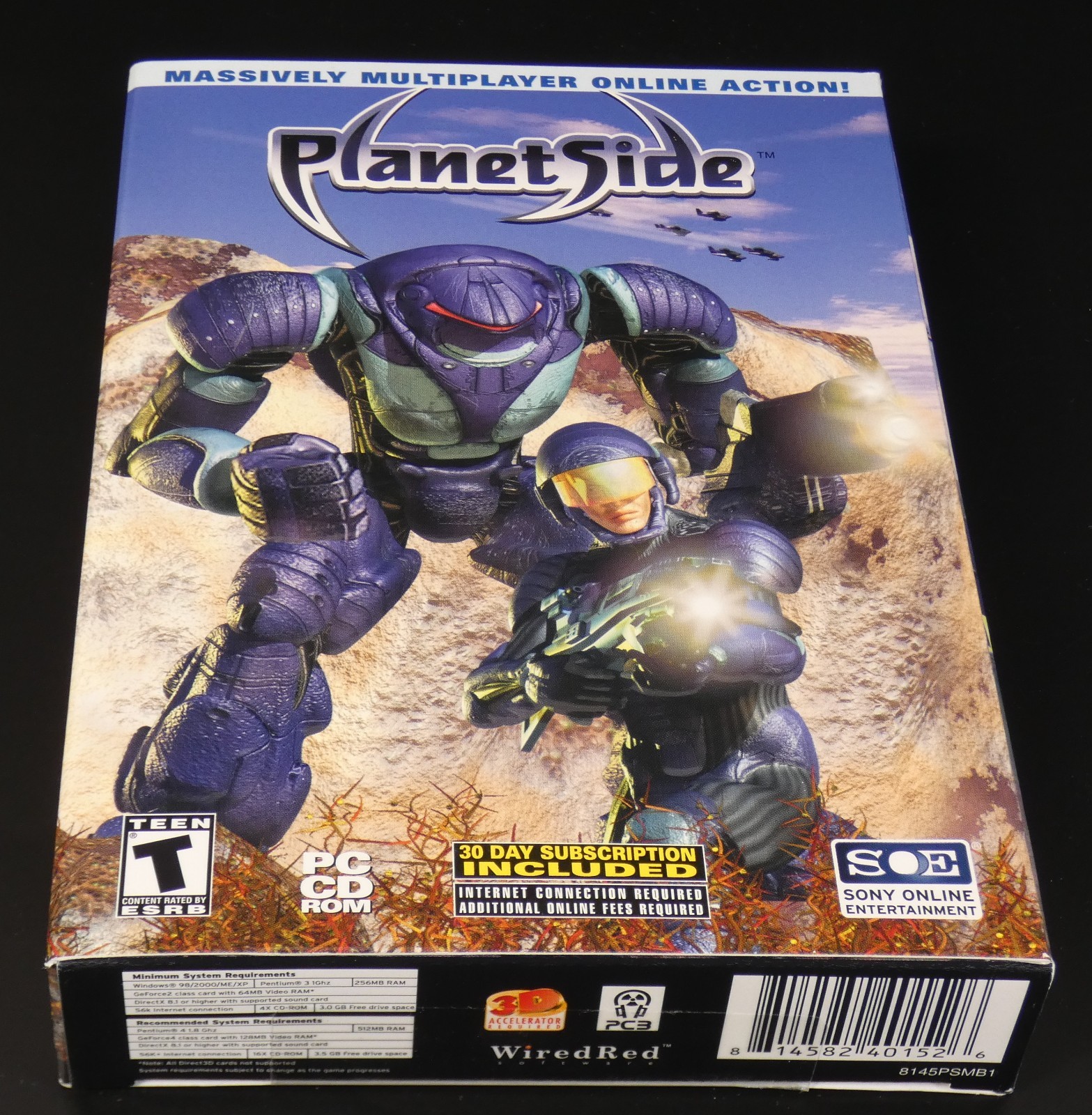 PLANETSIDE Discontinued MMO PC Game New in Box