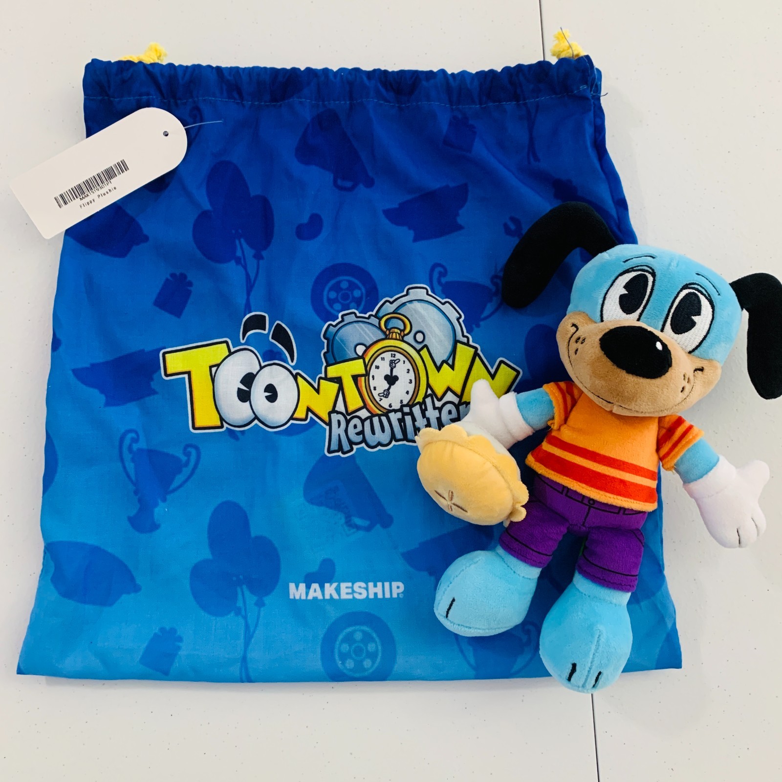 Disney's Toontown Online Rewritten x Makeship Toon Flippy Plush Plushie TTR