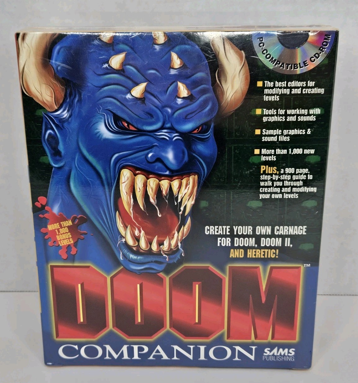 Tricks of the Doom, Doom Companion 1995, Big Box, New Sealed, PC Compatible 