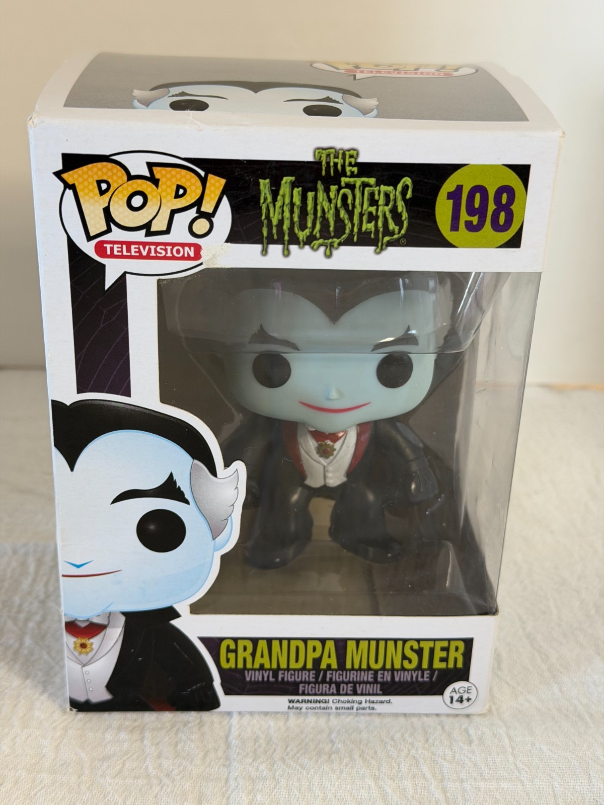 Funko Pop Television The Munsters Grandpa Munster #198 Figure with Protector