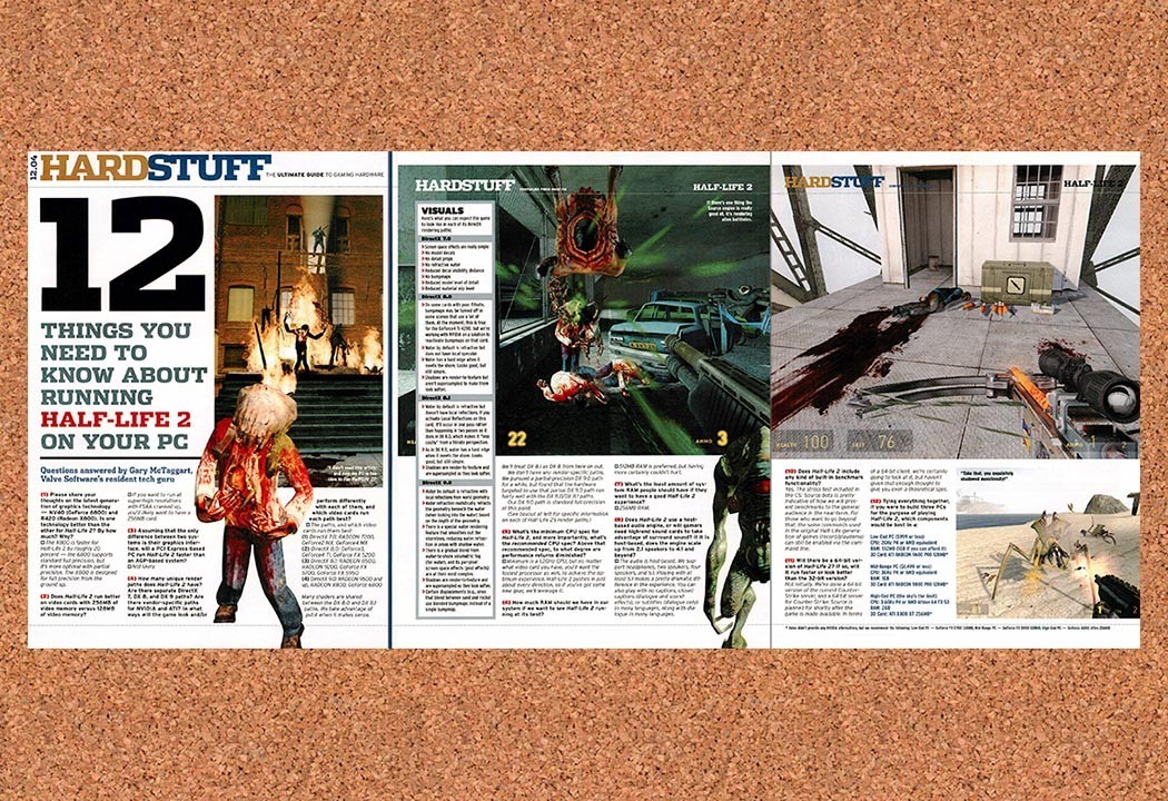 Half-Life 2 12-Things You Didnt Know 2004 Original 3-Part Ad / Retro Promo vr6