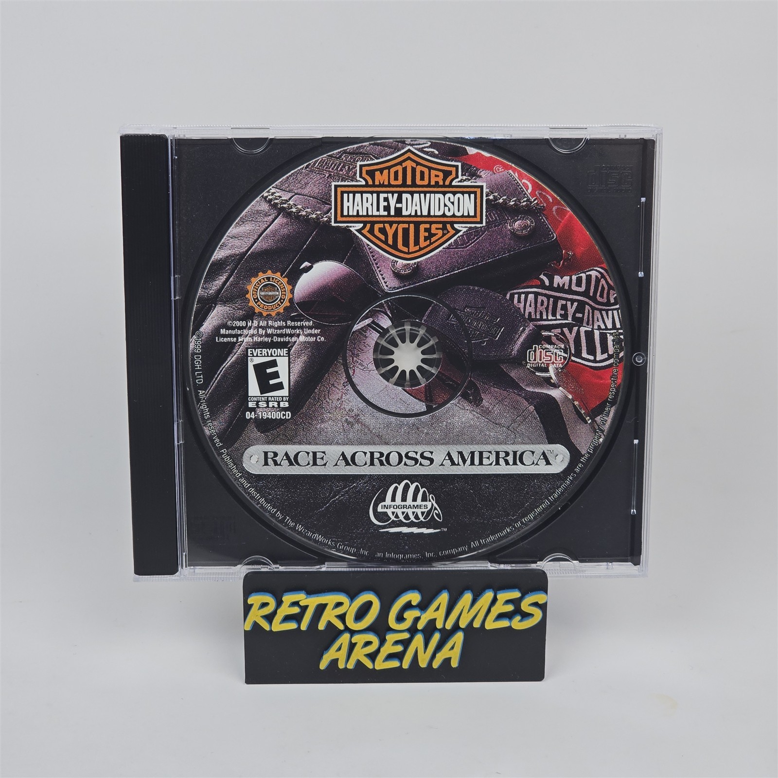 Harley-Davidson: Race Across America (PC CD-ROM) Jewel Case & Disc 