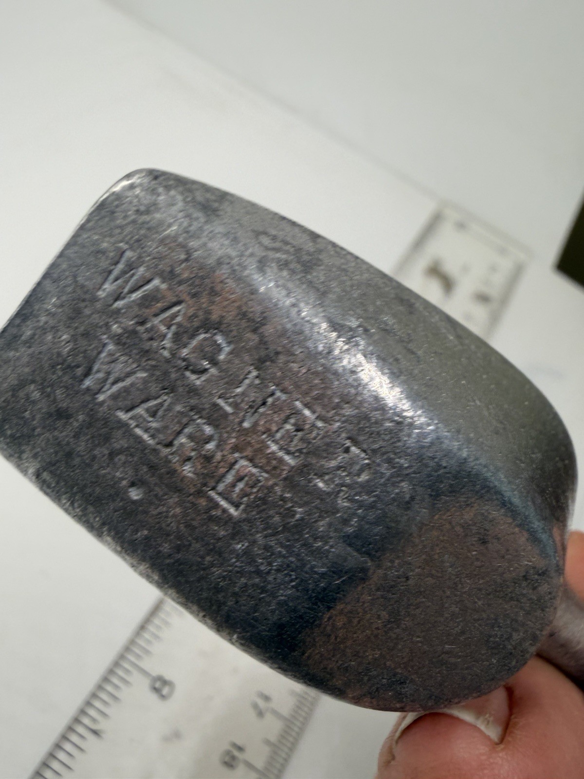 Vintage Wagner Ware Cast Aluminum Scoop 1 tbsp scoop 3.5”