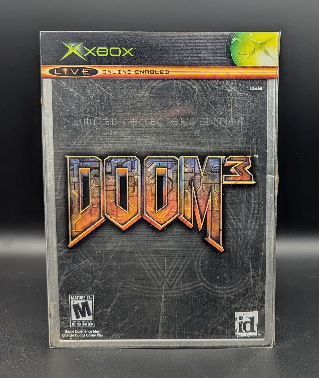 DOOM 3 Limited Collector\'s Edition Original XBOX Steelbook Version CIB Inc. Man.