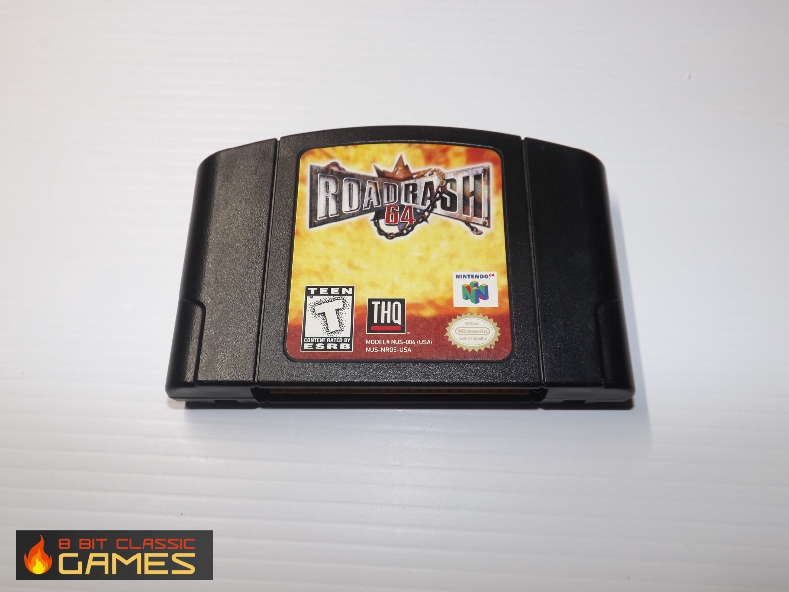 AUTHENTIC Road Rash   - GAME ONLY - NINTENDO 64 - 917a