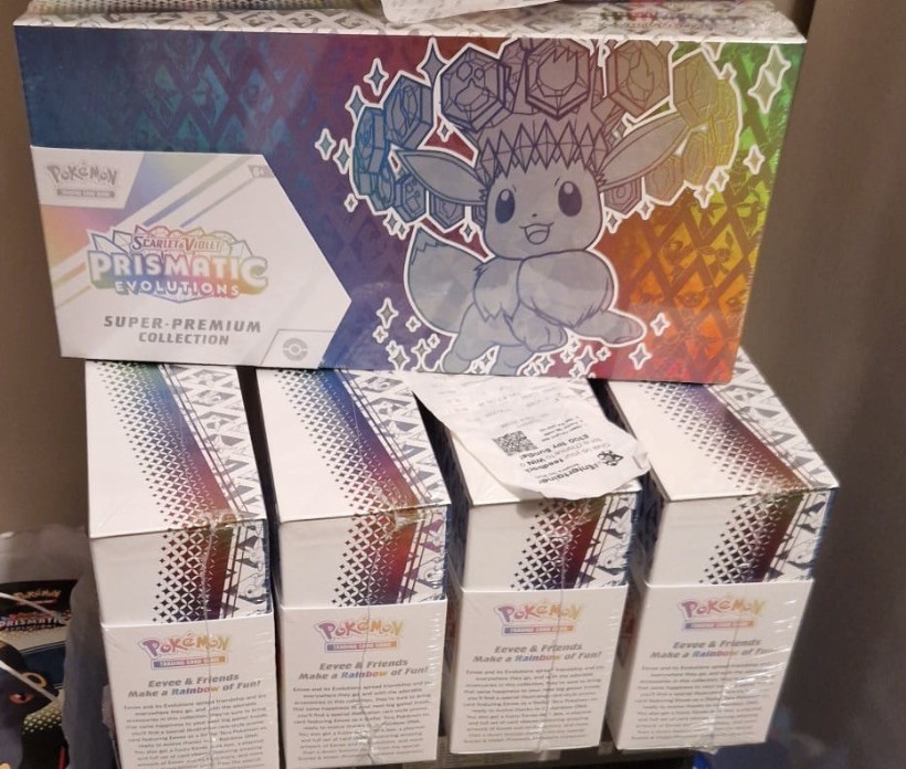 Pokemon TCG: Scarlet & Violet Prismatic Evolutions- Super Premium Collection NEW