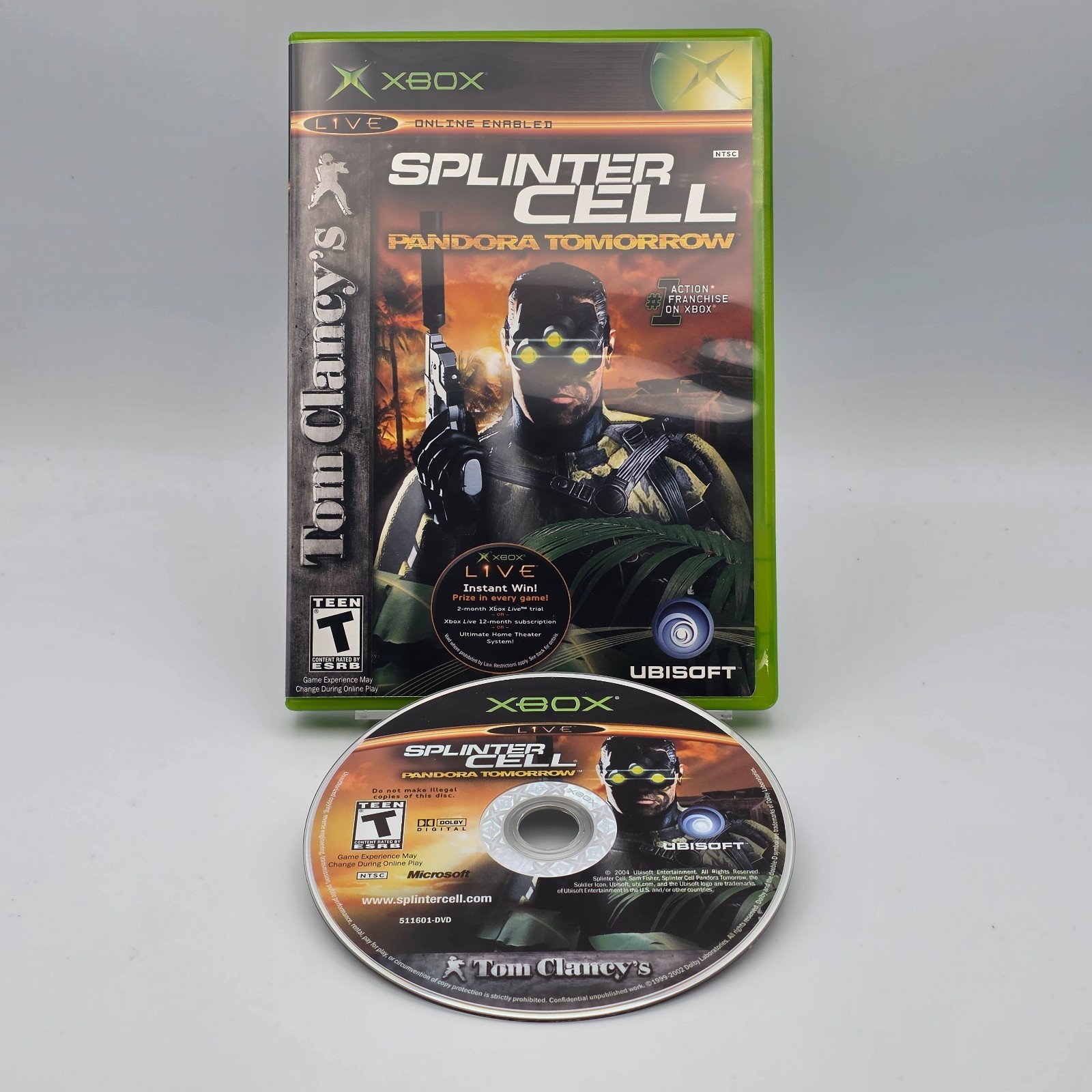Tom Clancy's Splinter Cell Pandora Tomorrow Xbox No Manual Refurbished Excellent