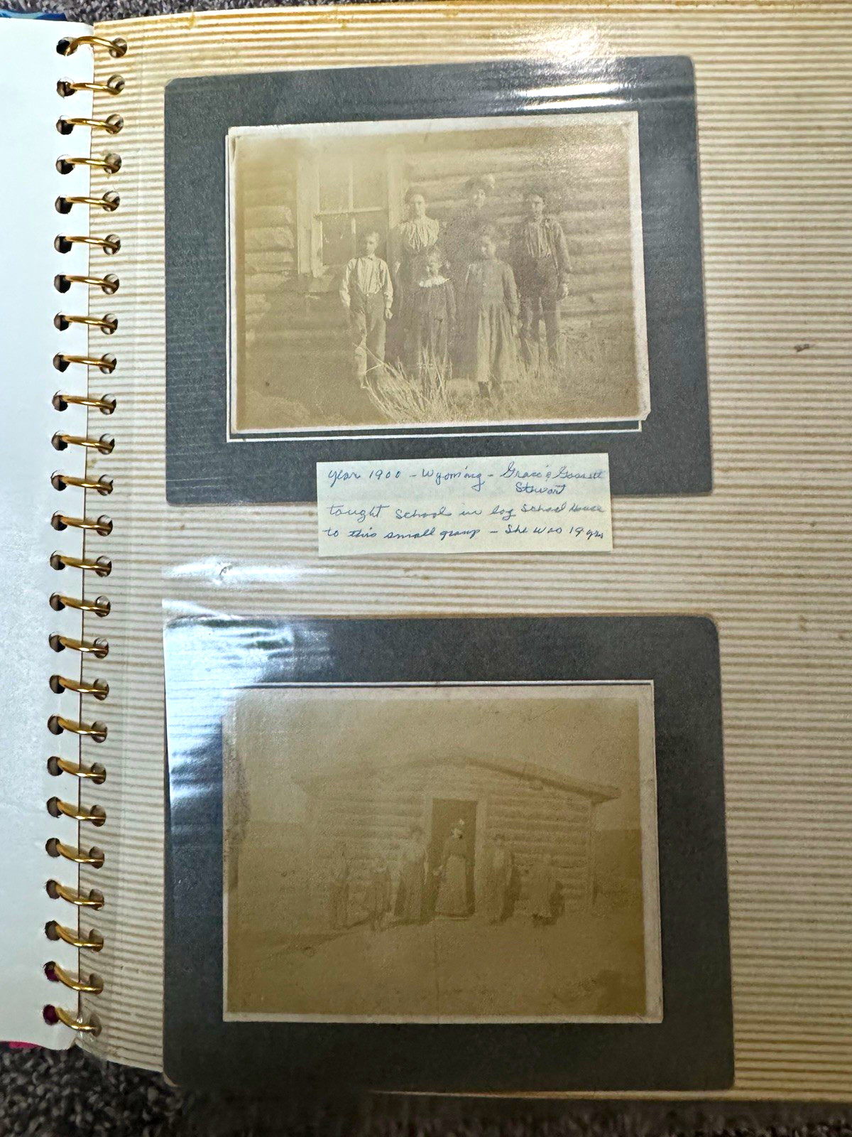 Antique Photo Album 1890s-1950s Oregon Wyoming Alaska