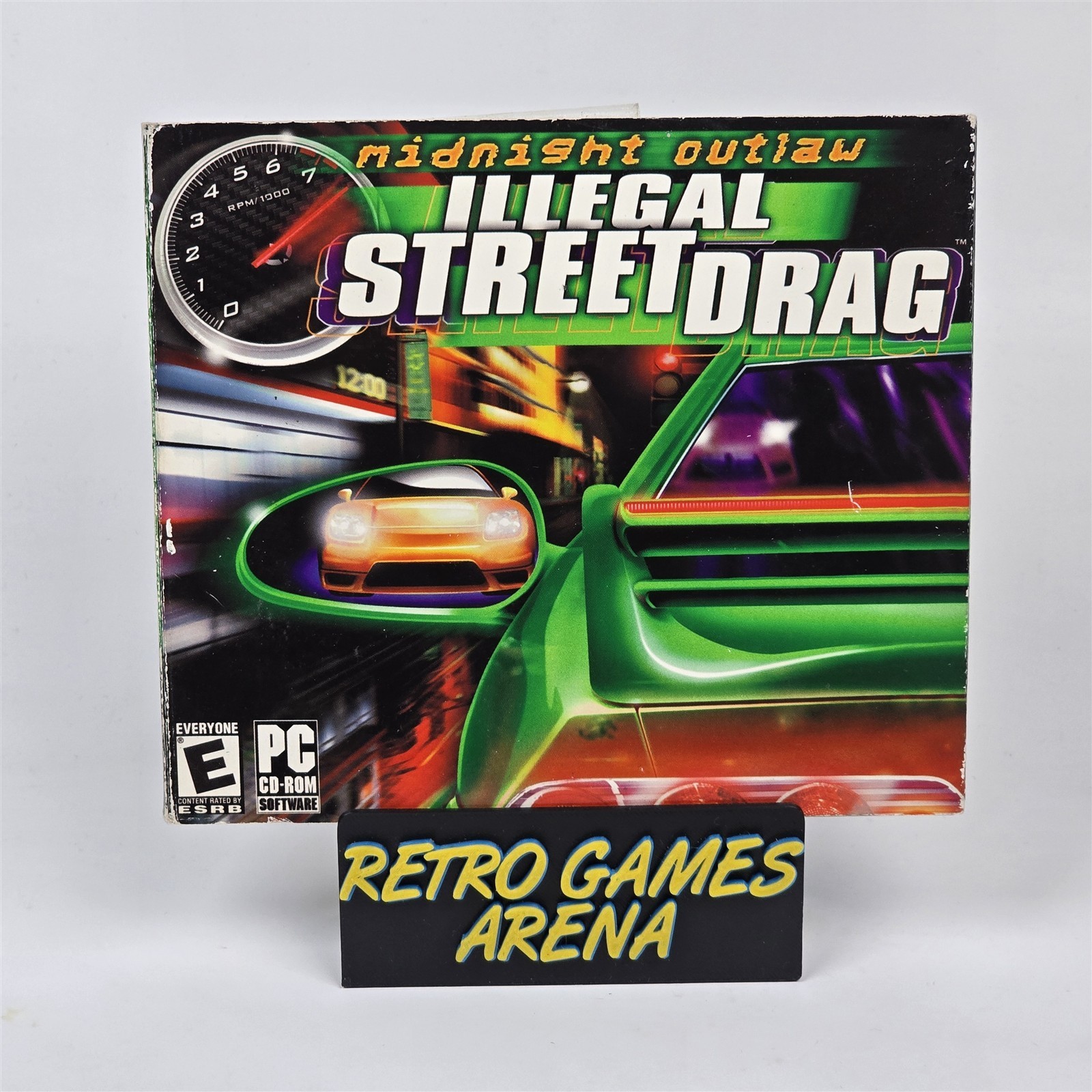 Midnight Outlaw: Illegal Street Drag (PC CD-ROM) Jewel CIB COMPLETE