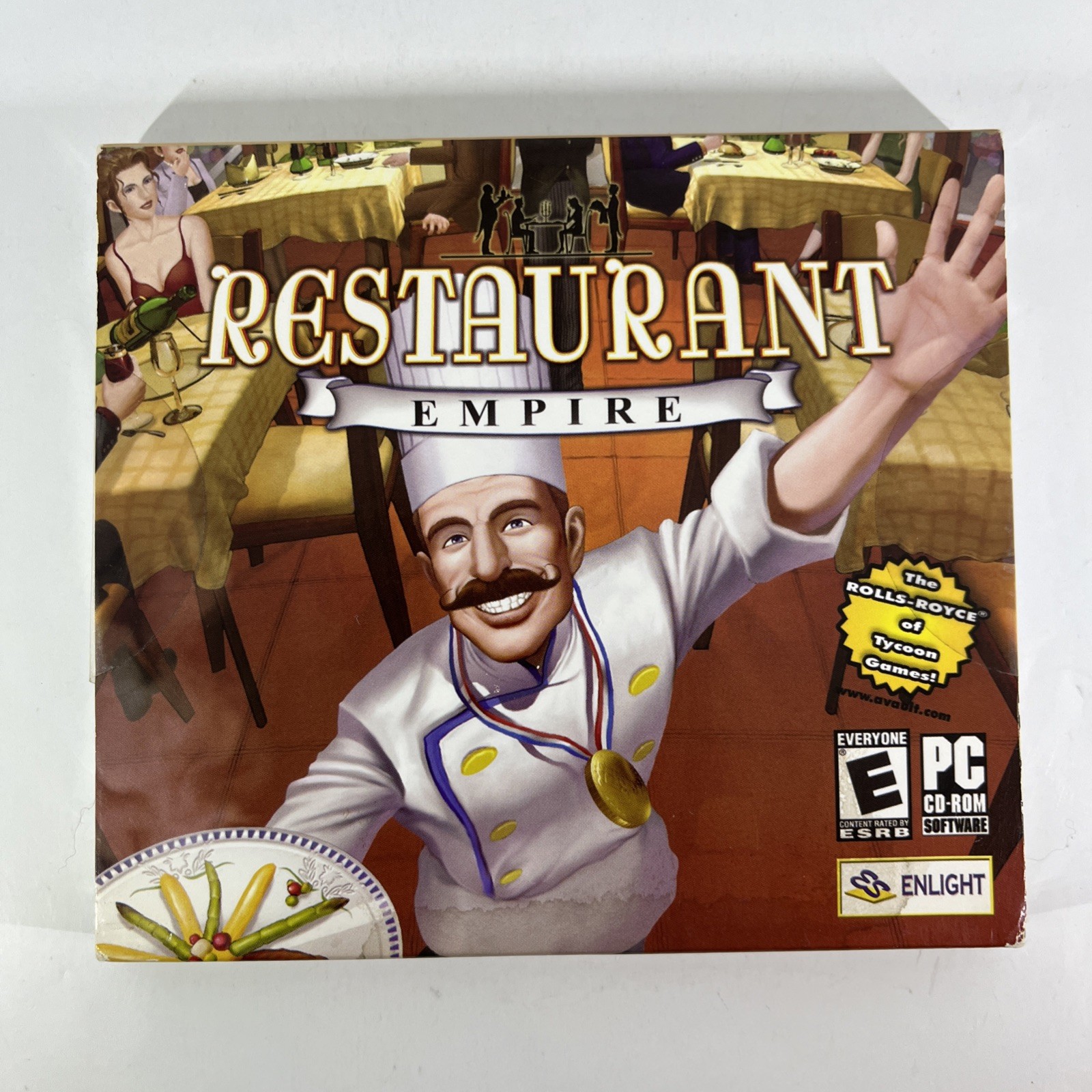 Restaurant Empire PC CD-ROM Software: BRAND NEW and SEALED
