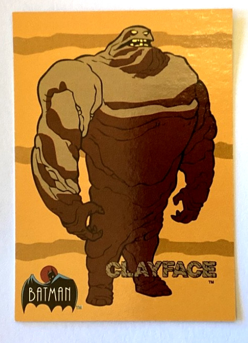 Vintage 1993 Topps Batman Adventures Clayface #33 Rookie Card, NEW MOVIE SOON