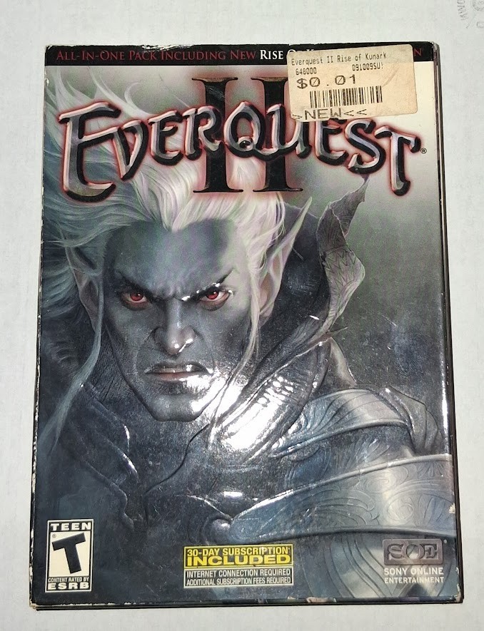 EverQuest II: Rise Of Kunark All-In-One Pack ( PC Game 2007 ) New Sealed