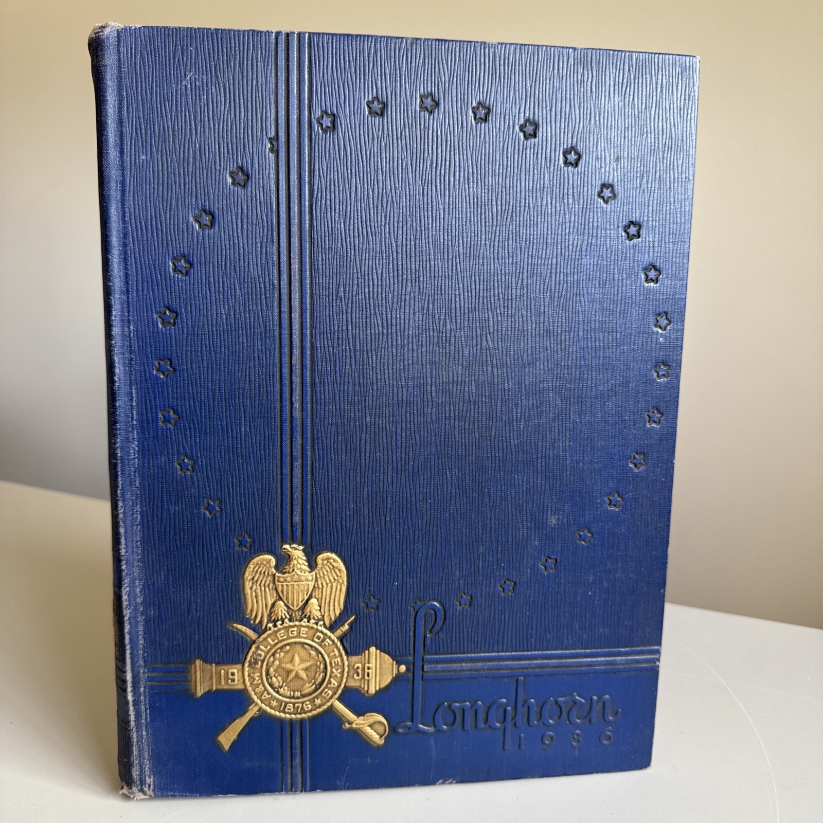 1936 Texas A&M College Yearbook Longhorn Vol 34 Blue Gold