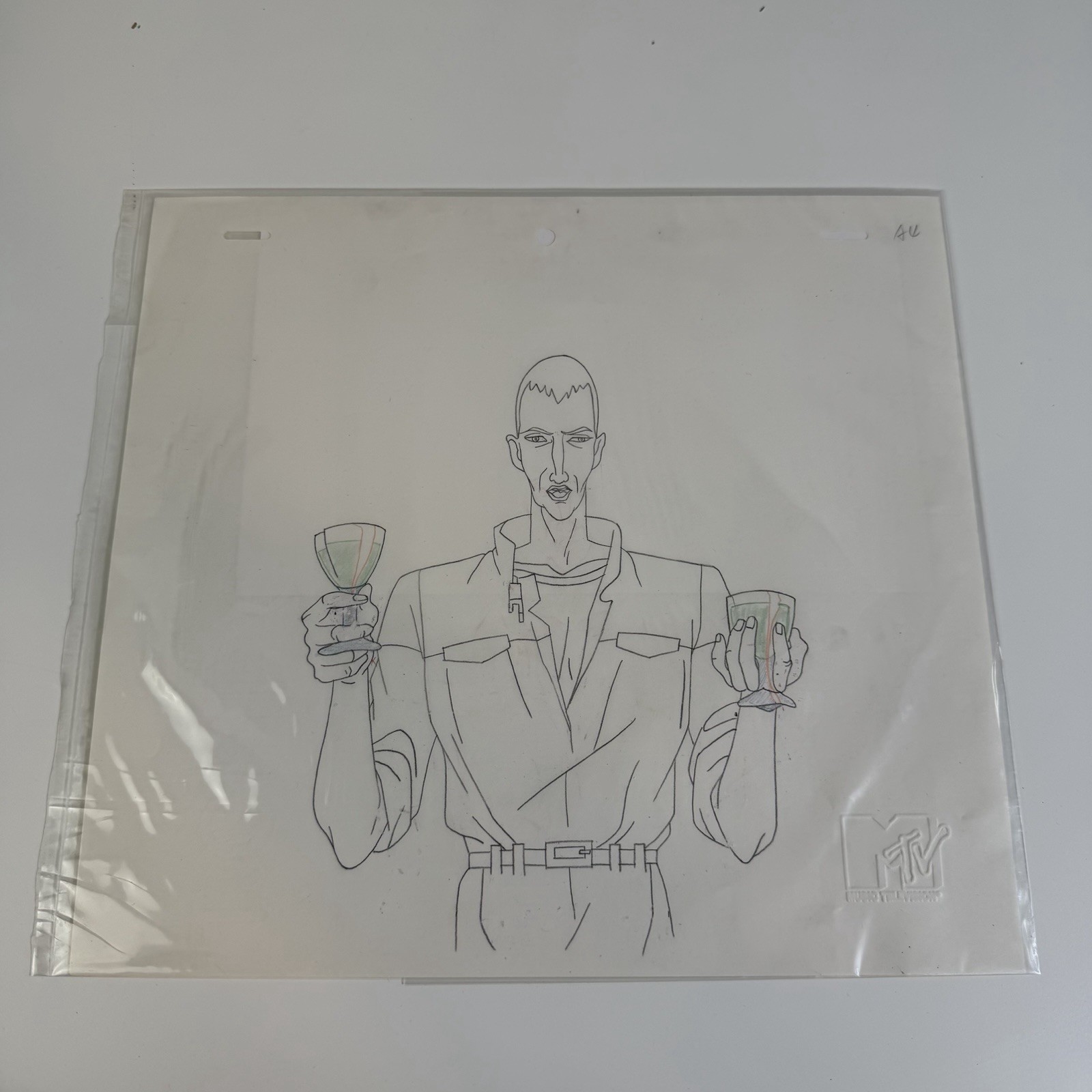 Aeon Flux Original 90s Production Drawing Animation Art Trevor ￼