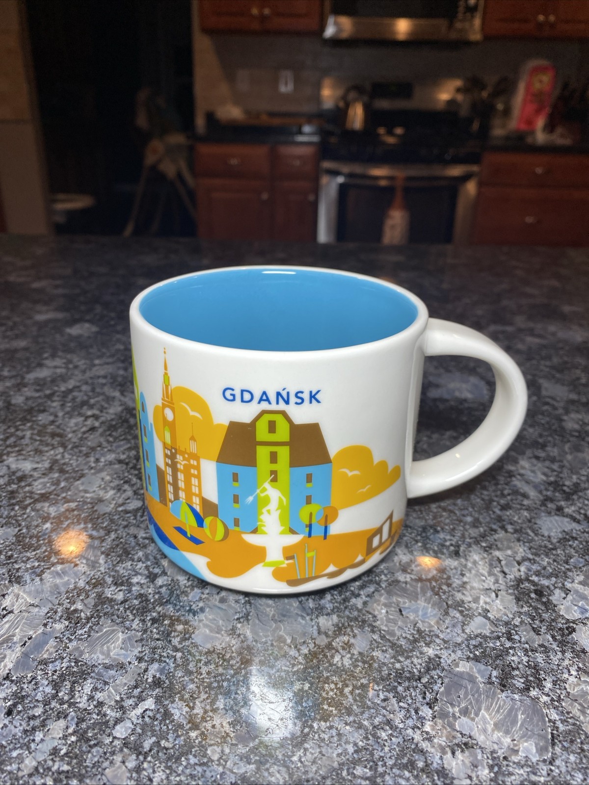 Starbucks You Are Here 14oz Coffee/Tea Mug - GDANSK, Poland - New
