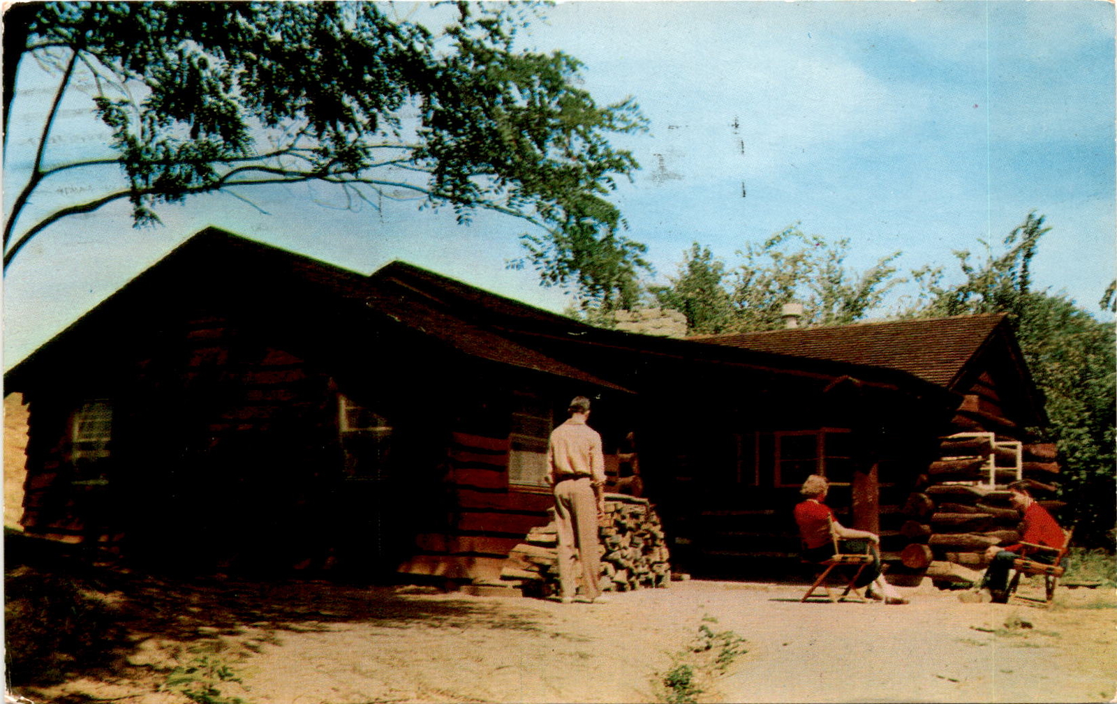 Vintage Postcard: Beautiful Cabin in Oglebay Park, Wheeling
