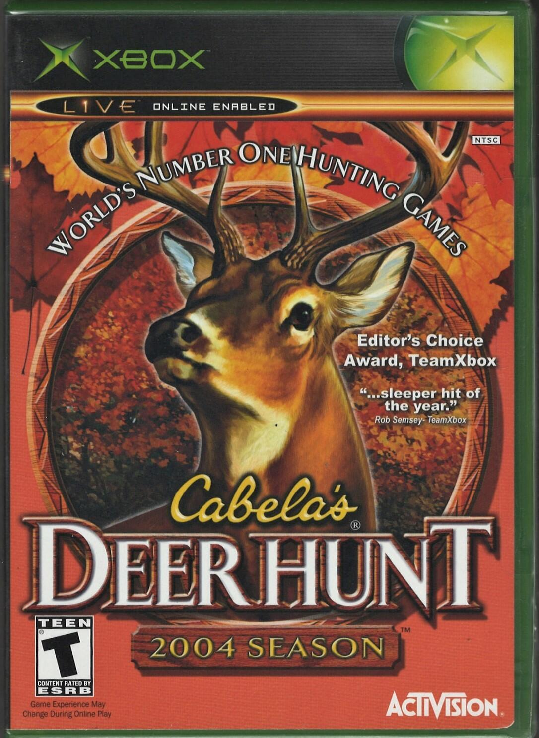 Cabela''s Deer Hunter: 2004 Season Xbox (Brand New Factory Sealed US Version) Xb