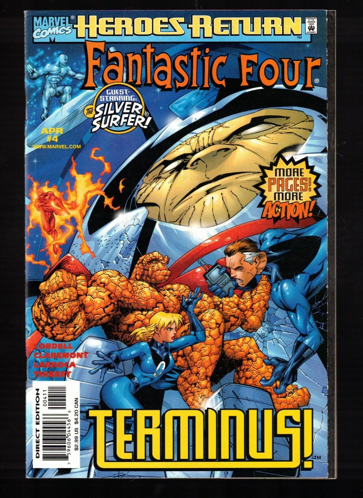 Fantastic Four #4  Silver Surfer  Heroes Return  VF/NM 1998